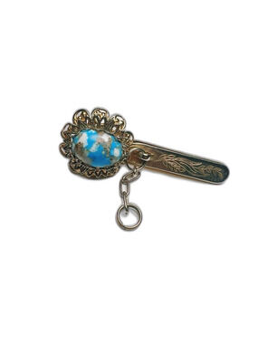King's Key Finder Keyring 70's Unisex Statement Piece Gold Key Ring